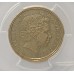 AUSTRALIA 2000 . ONE 1 DOLLAR COIN . ERROR . MULE . STRUCK ON TEN 10 CENTS